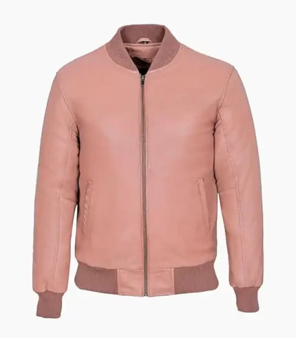 Stylish Lambskin Leather Bomber Jacket for Men by LALTAN, showcasing premium craftsmanship and design.