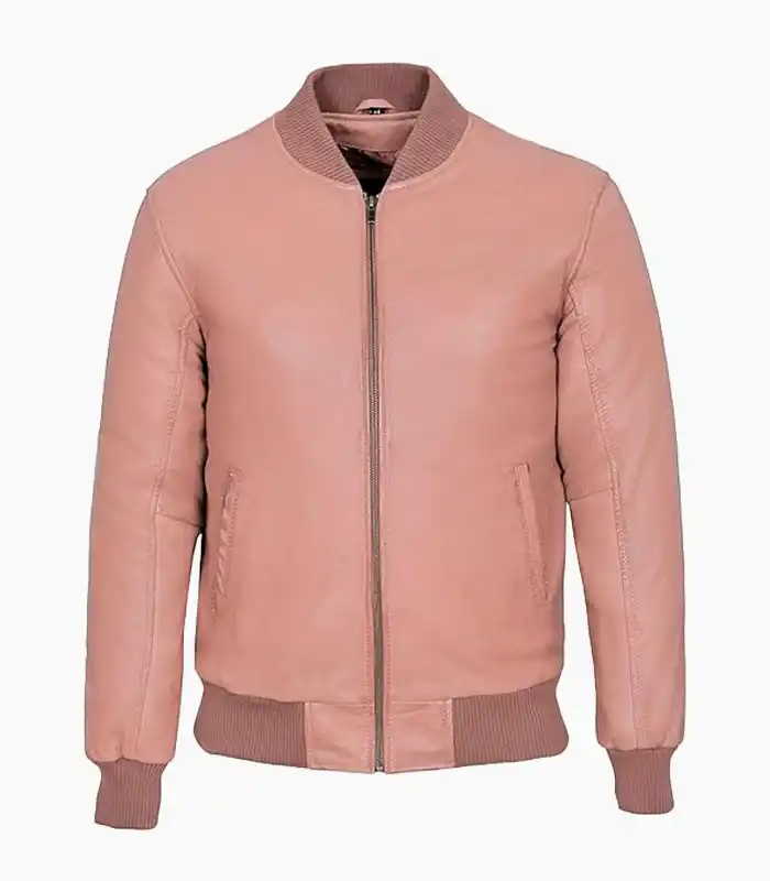 Stylish Lambskin Leather Bomber Jacket for Men by LALTAN, showcasing premium craftsmanship and design.