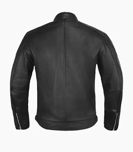 Black Biker Leather Jackets for Men by LALTAN, featuring handcrafted leather with a sleek, durable design for both style and protection.