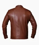Discover the brown leather biker jacket for men, handcrafted for style and durability, perfect for any occasion.