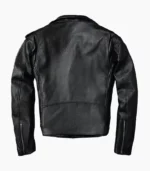 A sleek and stylish Men's Black Leather Biker Jacket from LALTAN, handcrafted from premium materials for a bold and timeless look.