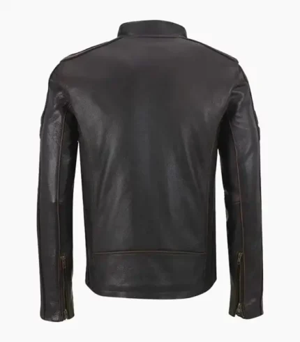 Discover the handcrafted Mens Brown Racer Leather Jacket, a blend of timeless style, premium leather, and unbeatable craftsmanship from LALTAN.